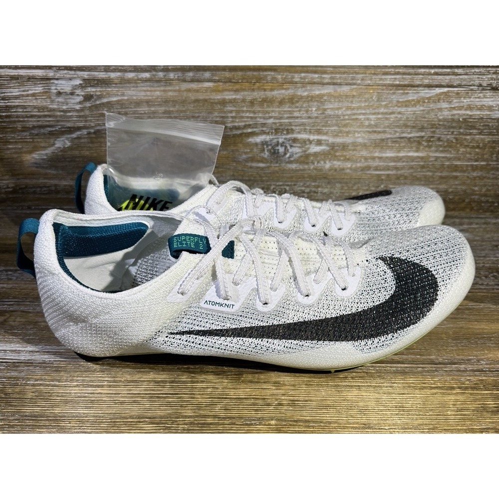 Nike Zoom Superfly Elite 2 Track Field Sprinting Spikes FZ9662-100 Men's Sz 11.5